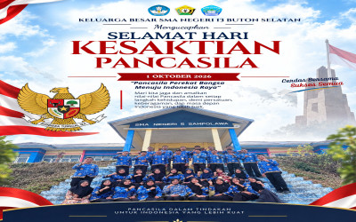 Khidmat dan Penuh Semangat, SMA Negeri 13 Buton Selatan Gelar Upacara Hari Kesaktian Pancasila 2026