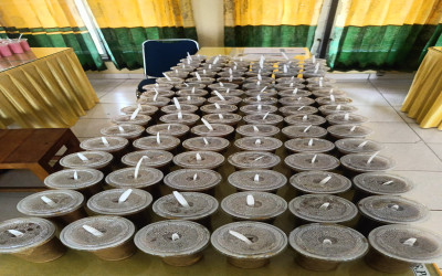 Keluarga Besar SMA Negeri 5 Sampolawa Tutup Pesantren Kilat dengan Buka Puasa Bersama dan Berbagi Takjil