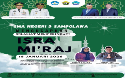 SMA Negeri 5 Sampolawa Memperingati Isra Mi’raj Nabi Muhammad SAW 2026 M/1447 H